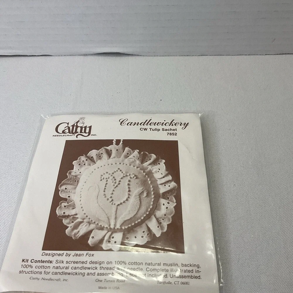 Cathy Needlecrafting Candlewickery CW Tulip‎ Sachet Kit #7852
